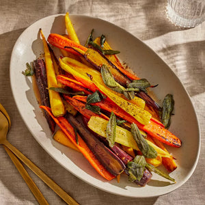 Citrus, Sage and Butter Roasted Carrots