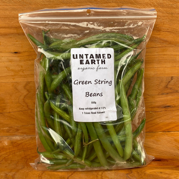 Beans Green String 550g – Untamed Earth Organic Farm