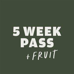 5 Weeks, 5 boxes, 5% off with Fruit