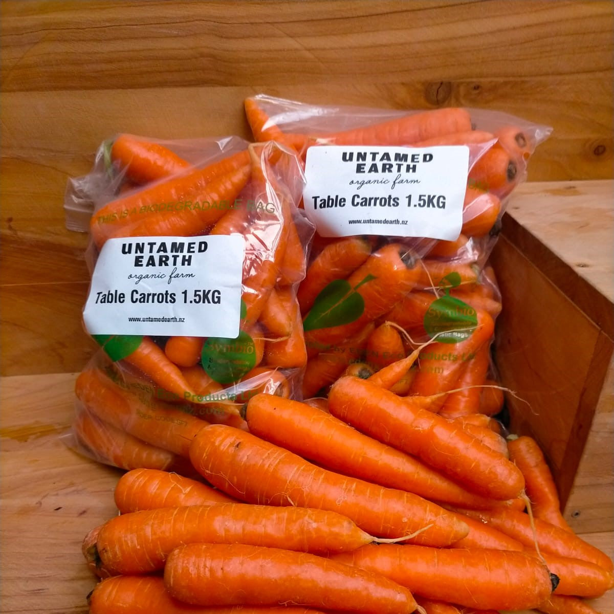 Organic Table Carrots 1.5kg